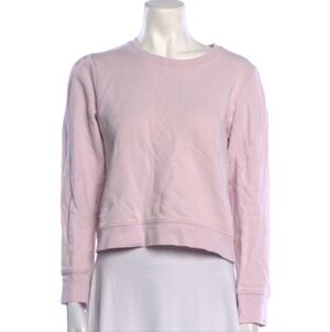 A.L.C. Pink Long Sleeve Crewneck Sweatshirt